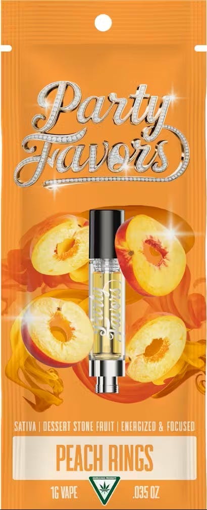 Party Favors PARTY FAVORS | PEACH RINGZ | CART SATIVA — VAPORIZERS
