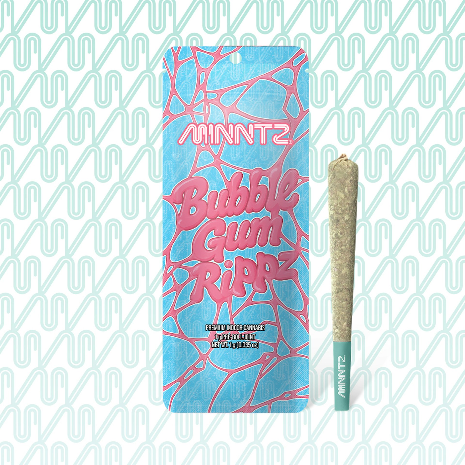 Minntz - Bubble Gum Rippz Pre-Roll