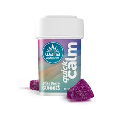 Product: Wana | Quick Calm Bliss Berry 10:10:1 CBG:CBD:THC Gummies | 100mg:100mg:10mg
