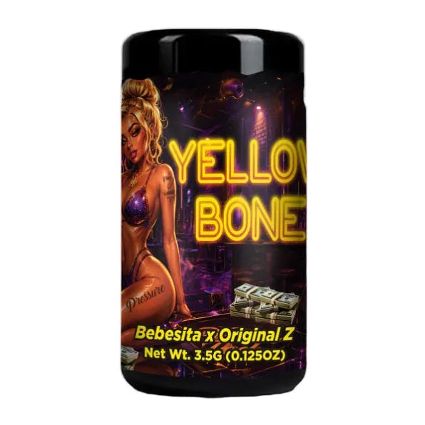 Pressure Pack - 3.5g Prepack Jar - Yellow Bone