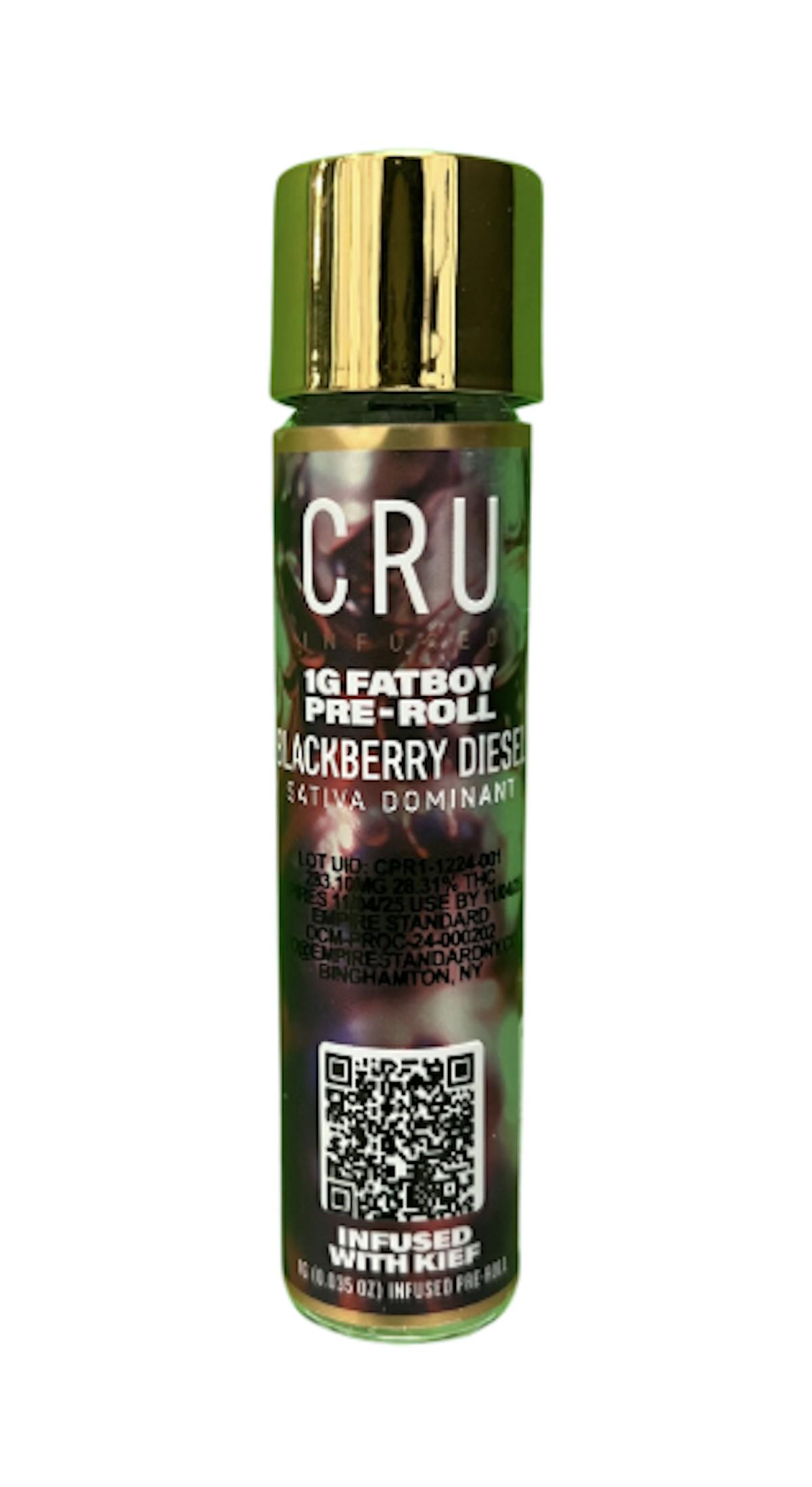 Photo of CRU | Blackberry Diesel Fatboy | 1g Infused