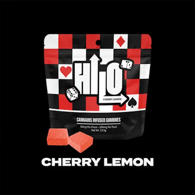 Hi-Lo - 200mg Live Resin Gummies - Cherry Lemon - EDIBLES by HILO at King of Budz