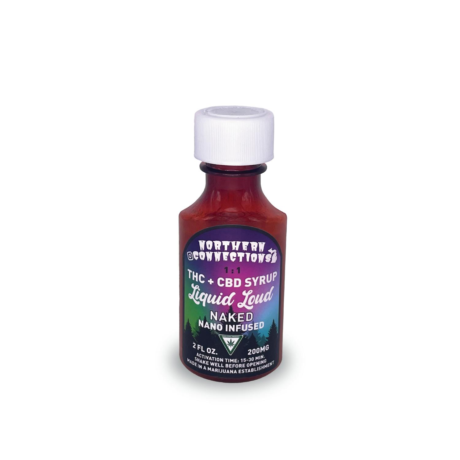 Liquid Loud - 200mg 1:1 THC:CBD Syrup - Naked