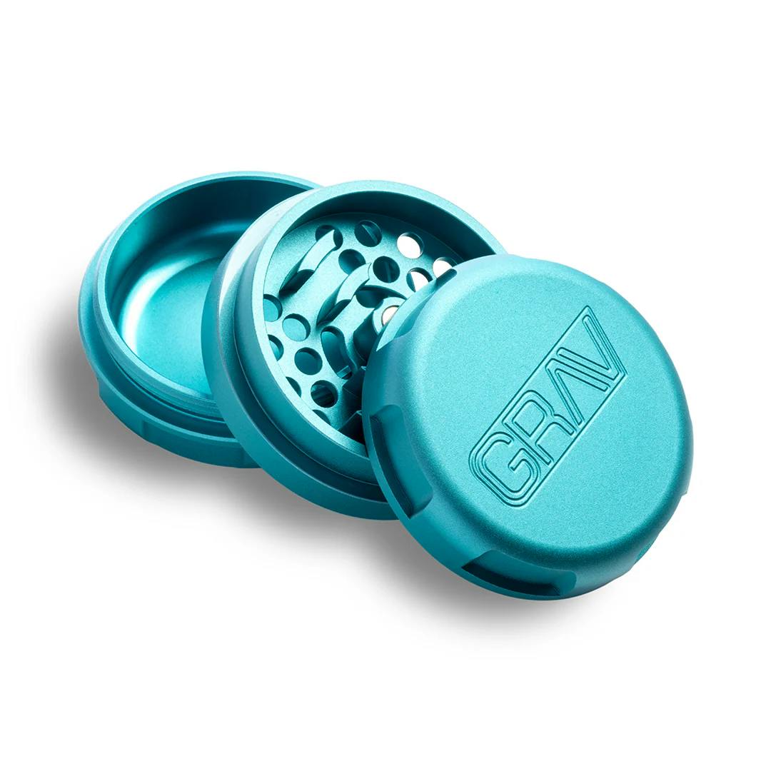 GRAV 3 Piece Grinder Maui Blue