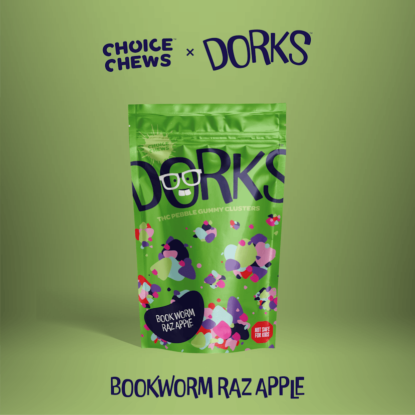 Choice Dorks - Book Worm Raz Apple 200mg Gummies