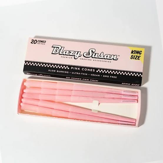 Blazy Susan – Pink King Size Pre Rolled Cones 110mm | 20ct