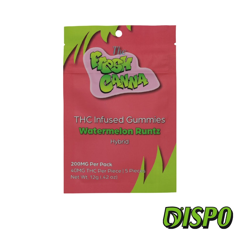 Fresh Canna - Watermelon Runtz 200mg Gummies