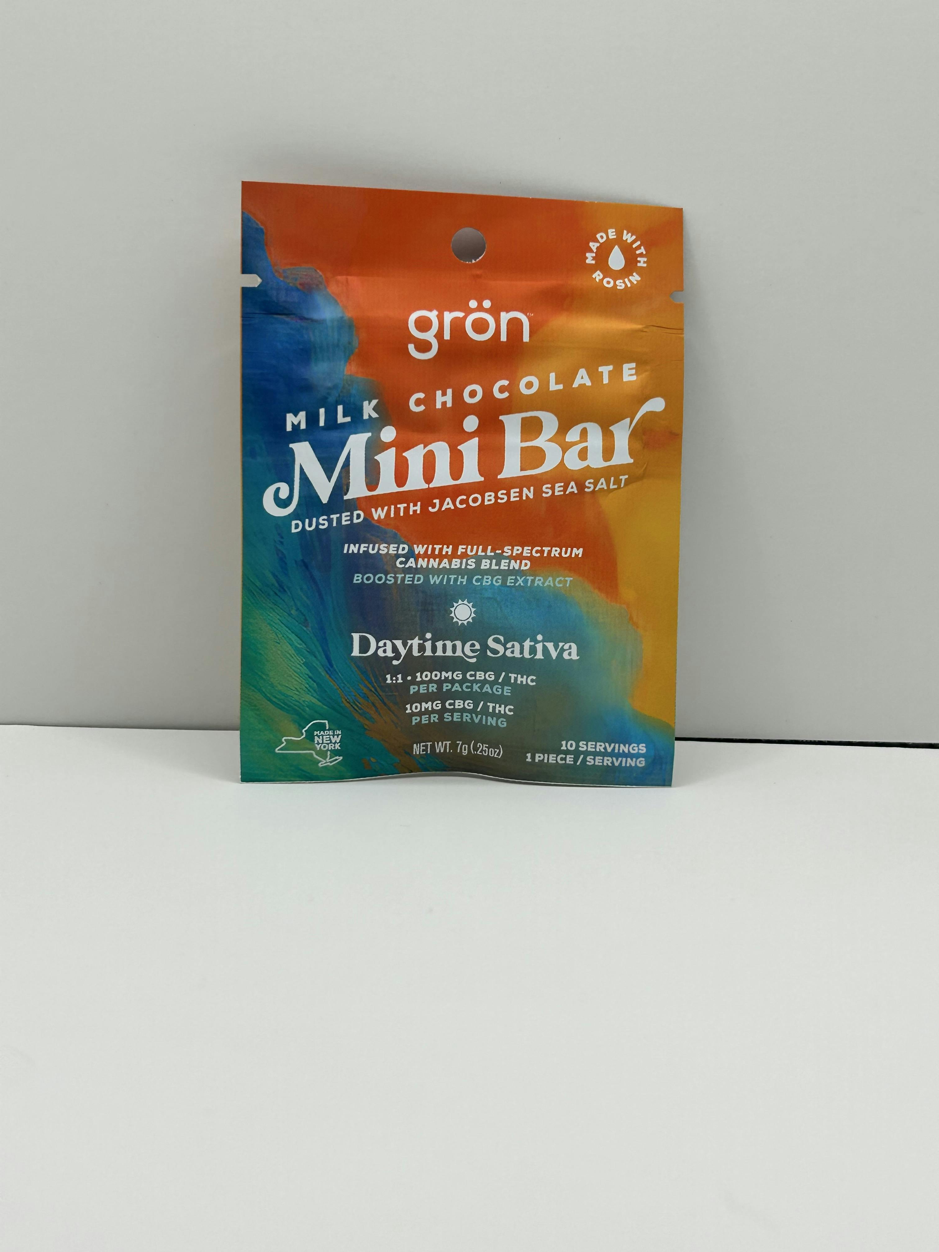 Photo of 1:1 Milk Chocolate Mini Bar – Daytime Sativa – CBG/THC