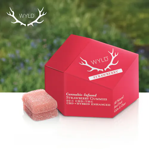 Strawberry 20:1 CBD + Hybrid Enhanced Gummies-1