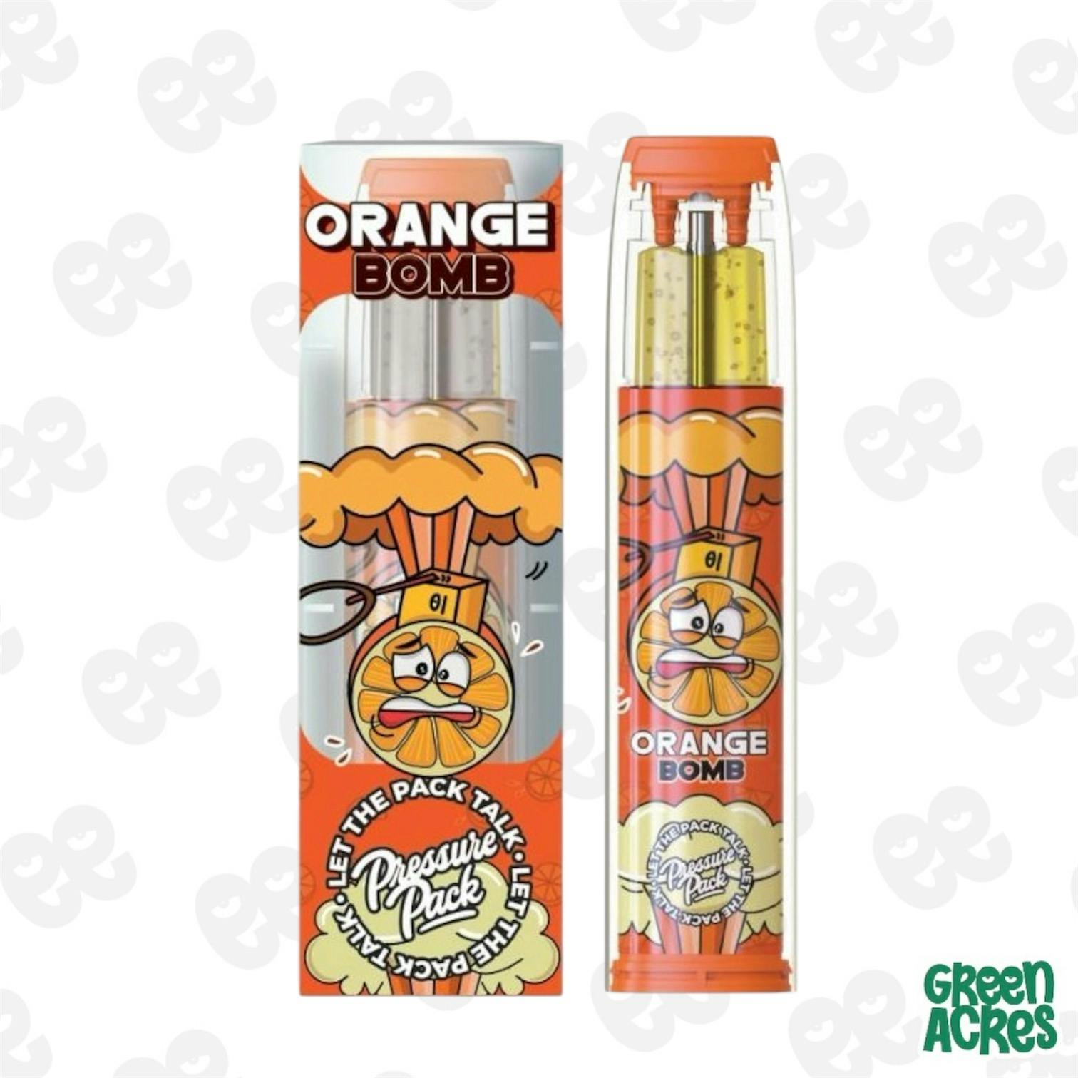 Pressure Pack: Orange Bomb 2G Disposable Vape | Green Acres - Inkster