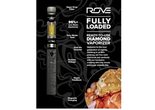 Rove | Pineapple Express | Melted Diamonds | Vaporizer Starter Kit | 1g-2