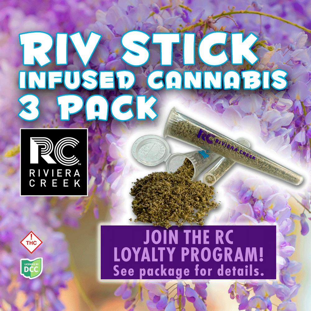 Hybrid Infused Flower Riv Stick 3 X