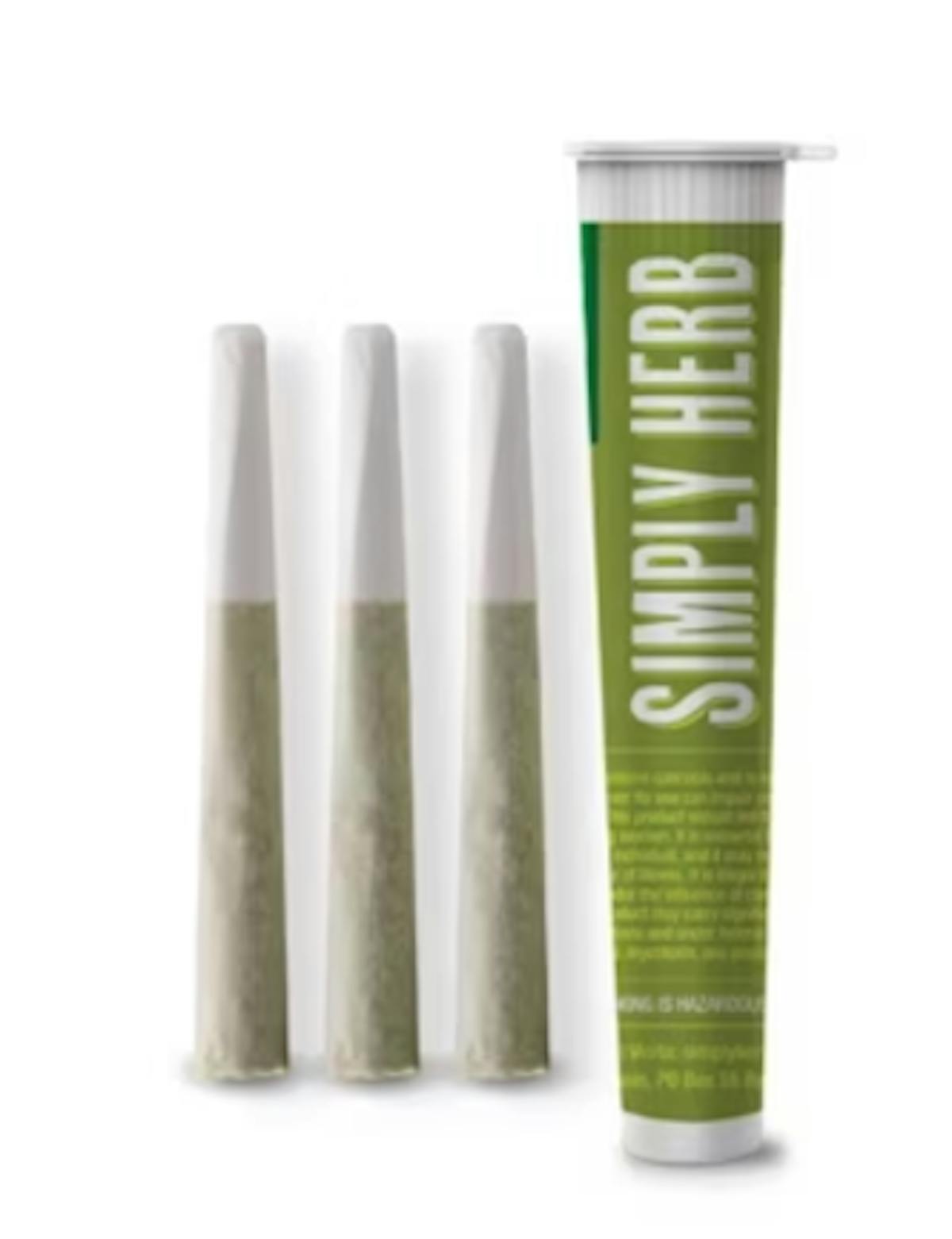 Photo of Simply Herb Cinnamon Buddha 0.5g 3pk Prerolls
