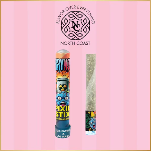 North Coast x Bay Breeze x Madd Topps - 1.5g Hash Joint Pixie Stix Tier 3 - Berrynobyl