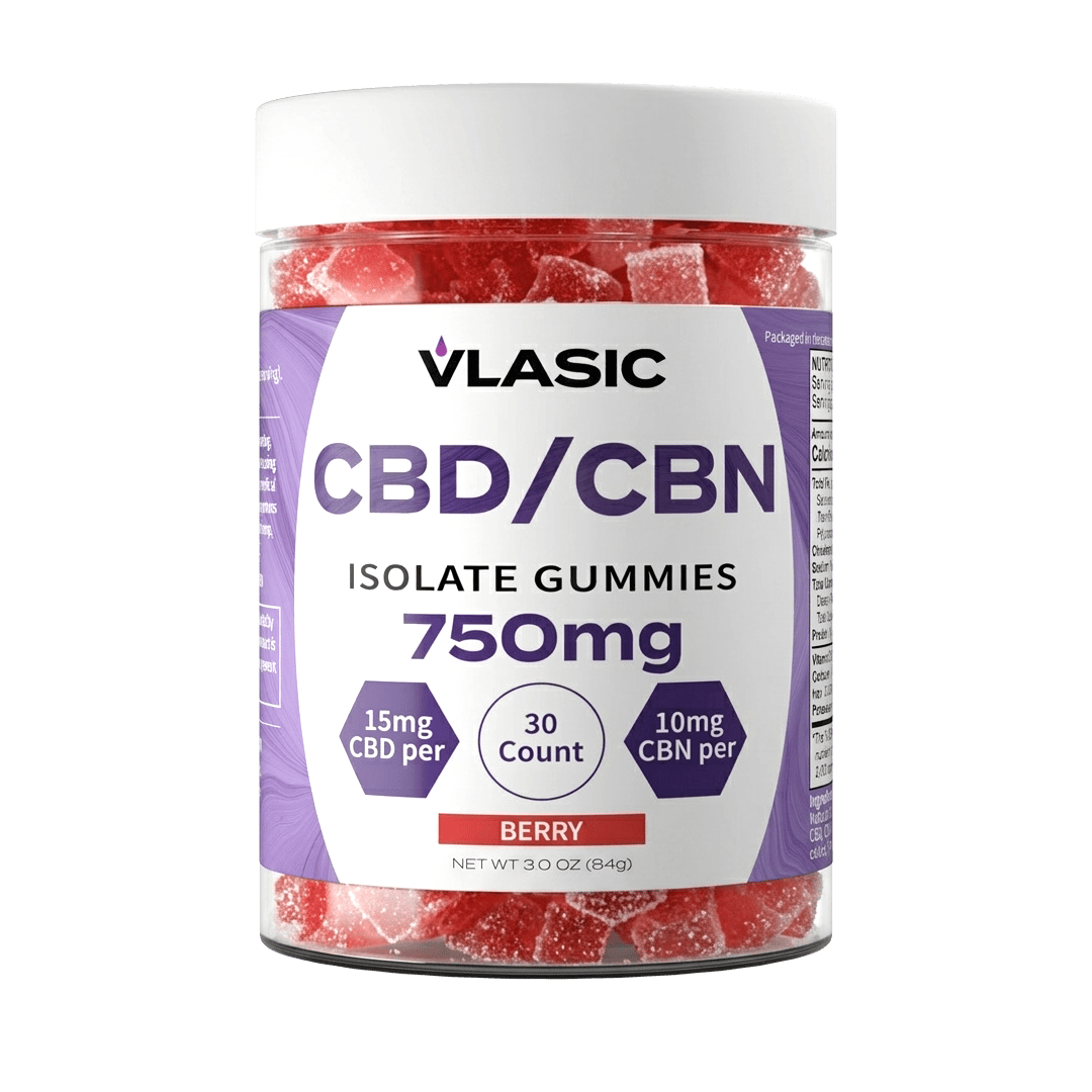 Mixed Berry - CBN + CBD Isolate Gummies | 30 Count | Key Missouri