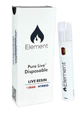 Product: Element | Blue Fur Coat Pure Live Resin Disposable | 1g