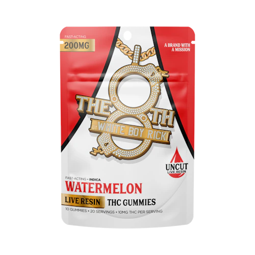 The 8th - 200mg LIve Resin Gummies - Watermelon