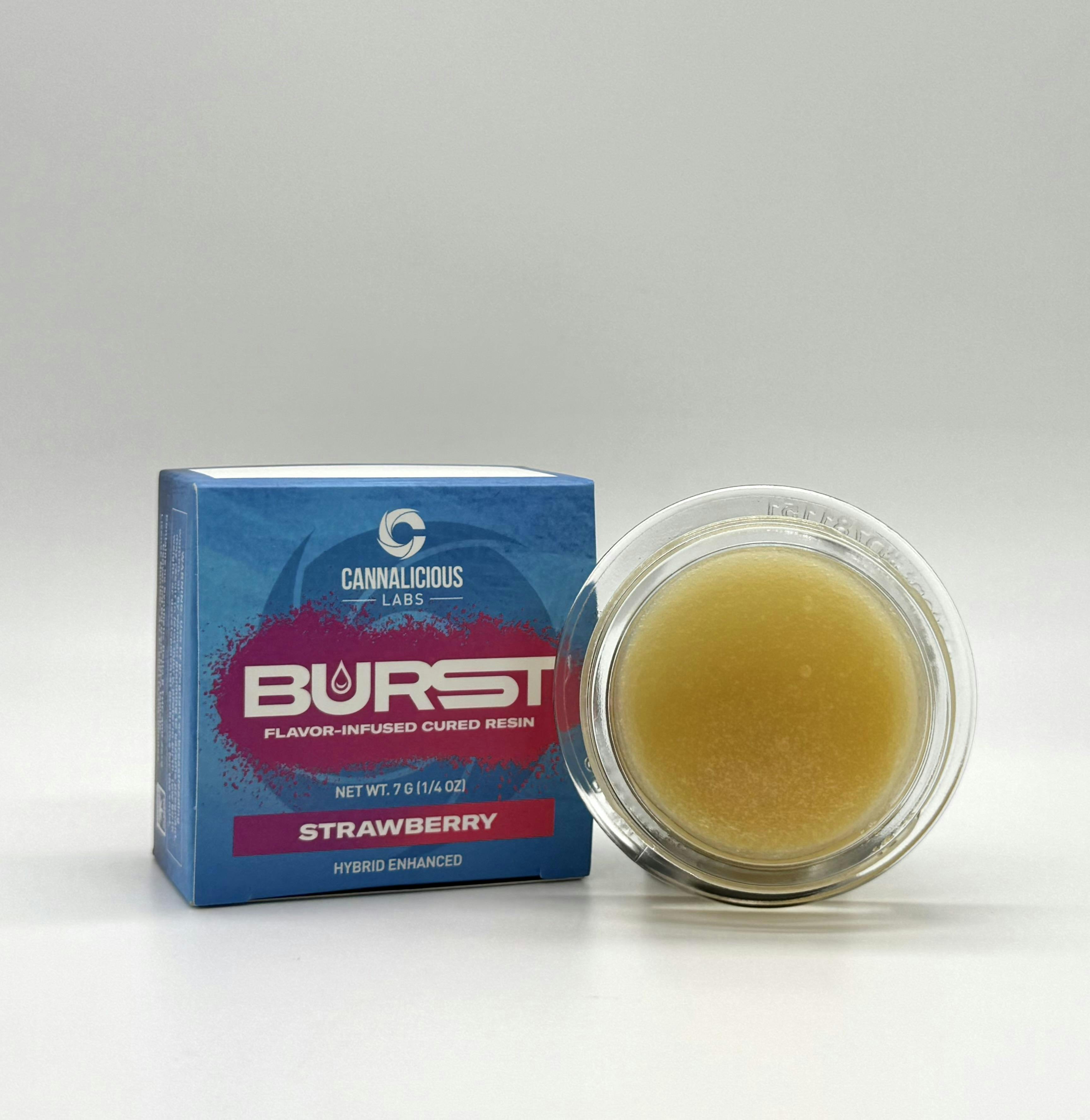 Cannalicious - 7g Cured Resin Baller Jar - Strawberry Burst