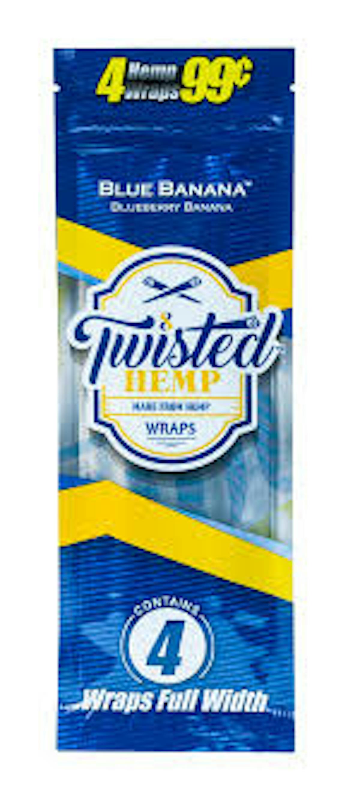 Photo of Twisted Hemp Wraps – Blue Banana
