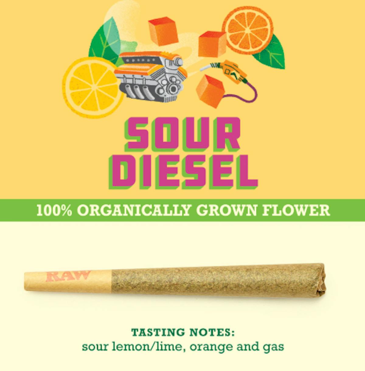 Photo of Paper Crane Sour Diesel 1g Preroll