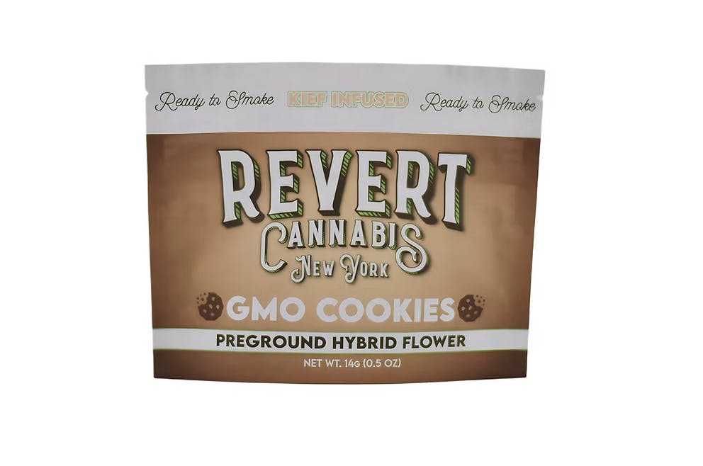 Revert Cannabis | GMO Cookies Kief Infused Ground Flower