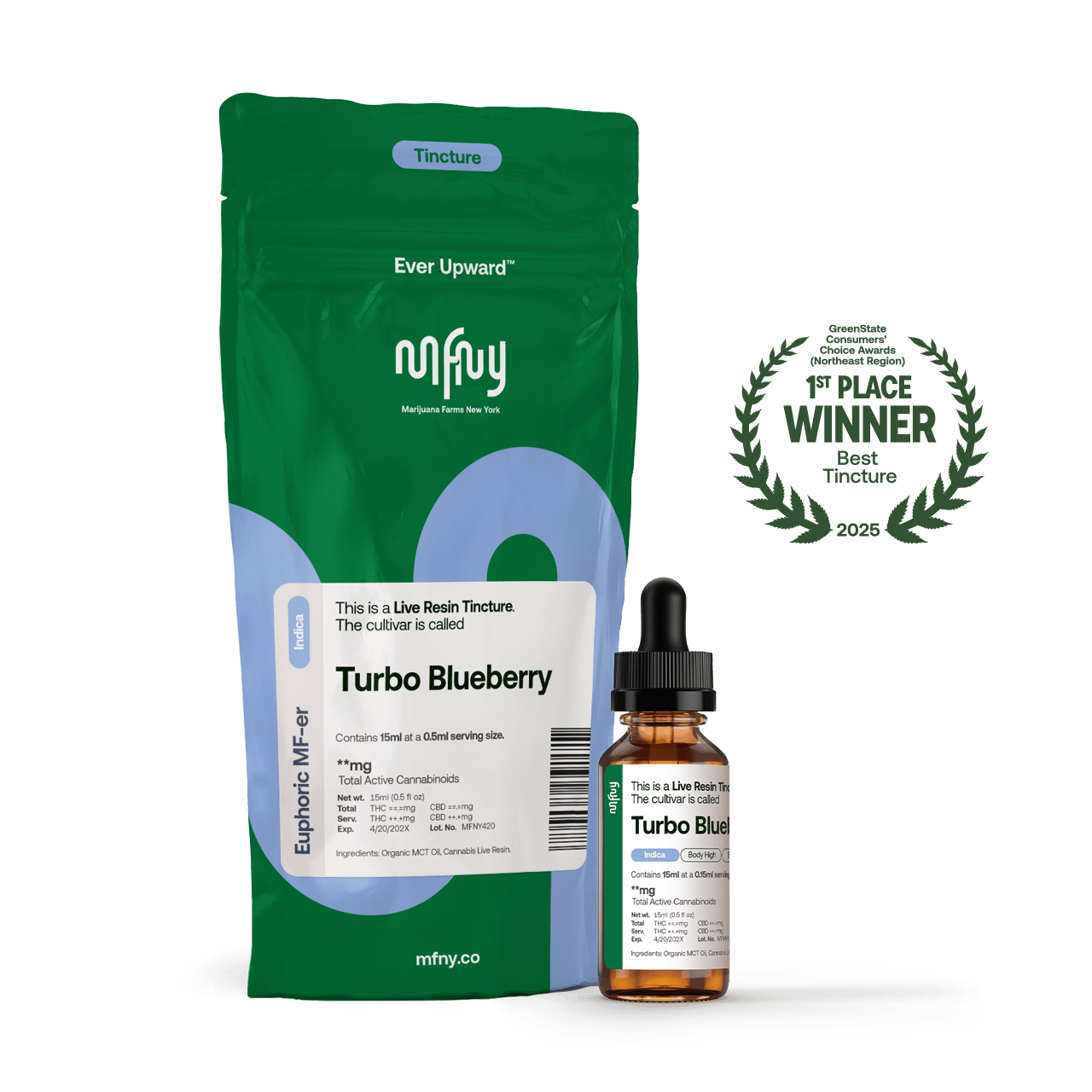 MFNY 15mL Live Resin Tincture- Turbo Blueberry