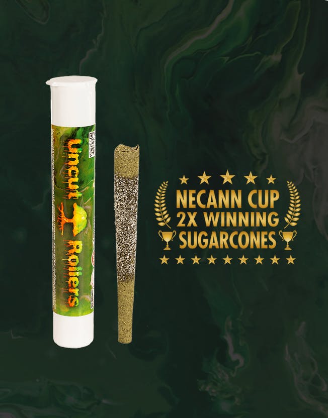 Product: UnCut Rollers | Gush Mints | Infused Sugarcone Blunt - 1g