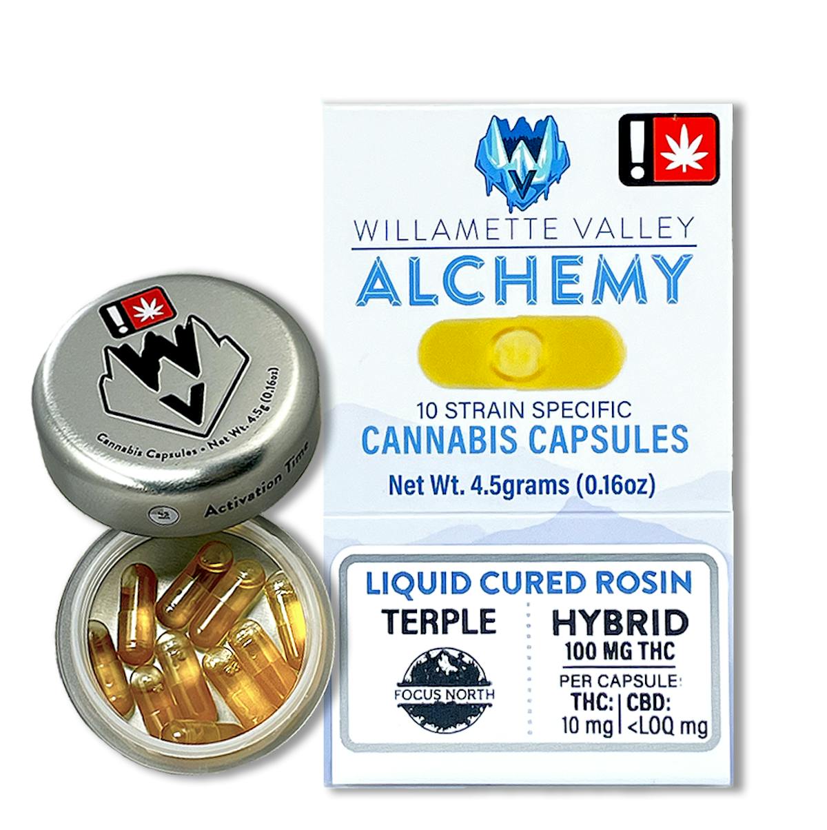 Photo of WVA 100mg TERPLE Liquid Cured Rosin Capsules 10pk