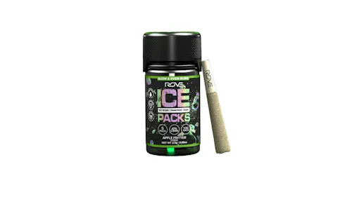 Rove – Ice Packs – Infused Pre-Rolls – .5g 5 pack – Apple Fritter-1