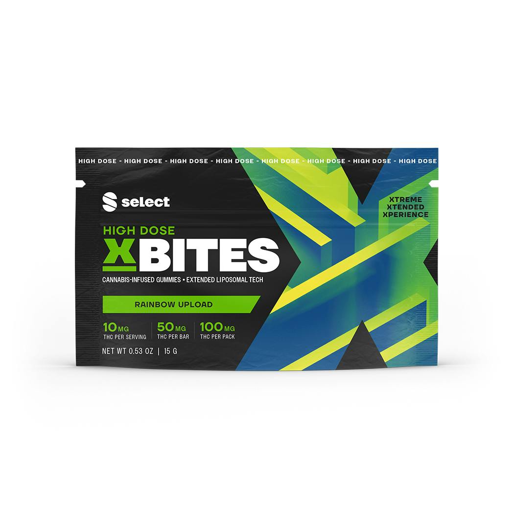 Rainbow Upload High Dose X Bites 100mg 2pk