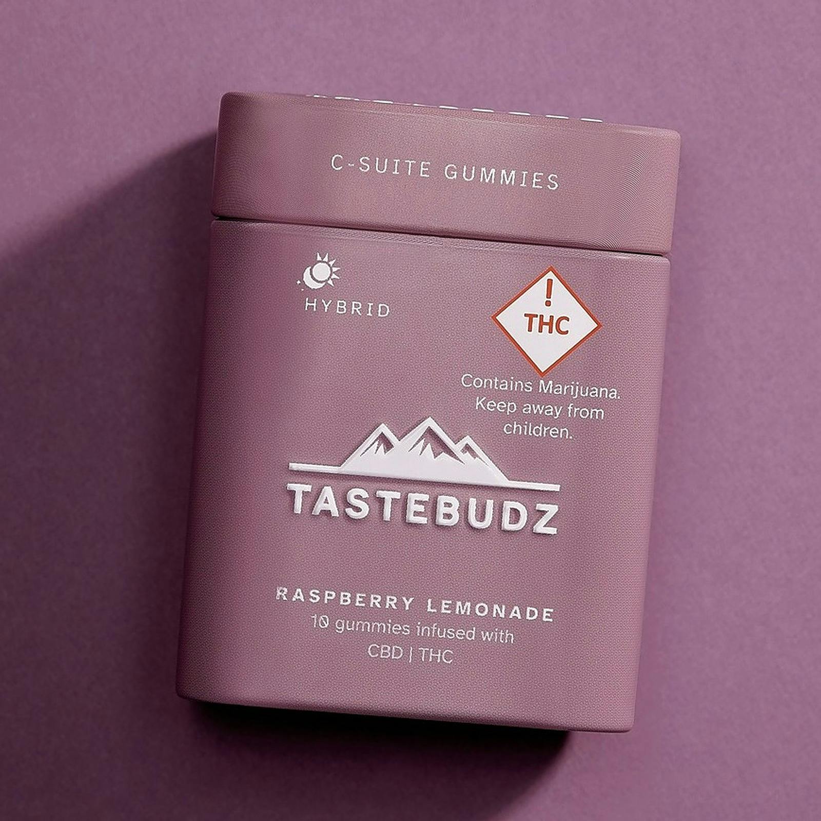 Tastebudz Raspberry Lemonade Gummy 50:1 CBD/20mg THC | REC