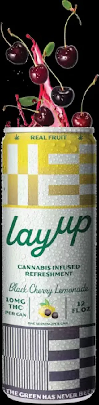LAYUP | BLACK CHERRY LEMONADE | 10 MG THC BEVERAGE WITH ELECTROLYTES