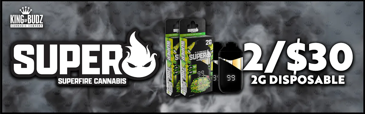 Superfire 2g Disposable - 2/$30