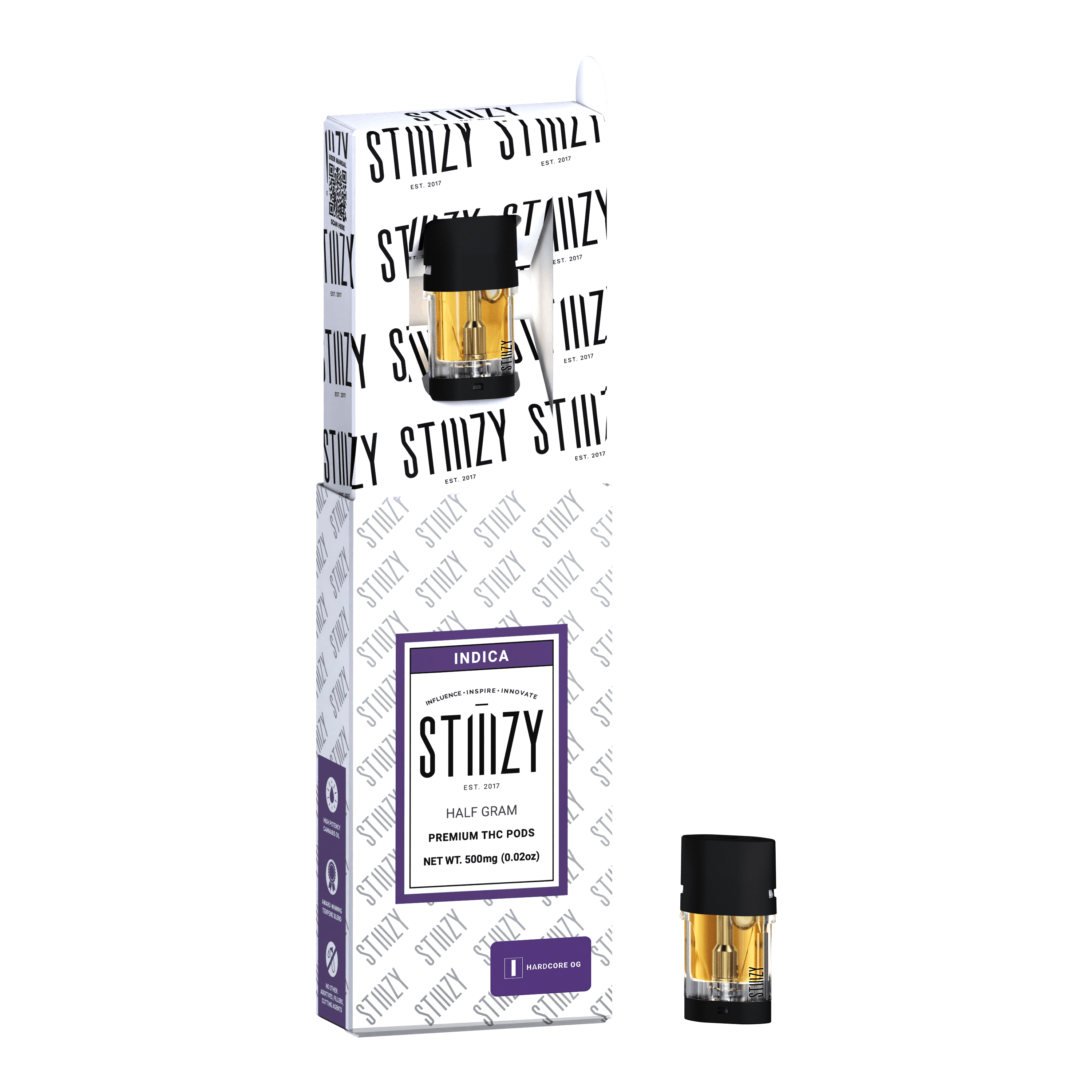 Stiiizy - 1g Cartridge - Hardcore OG