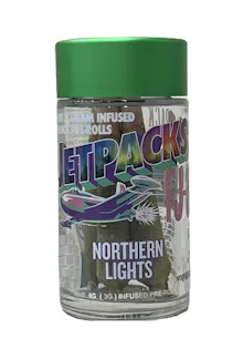 Jetpacks - 5 Pack .6g Infused Prerolls - Northern Lights