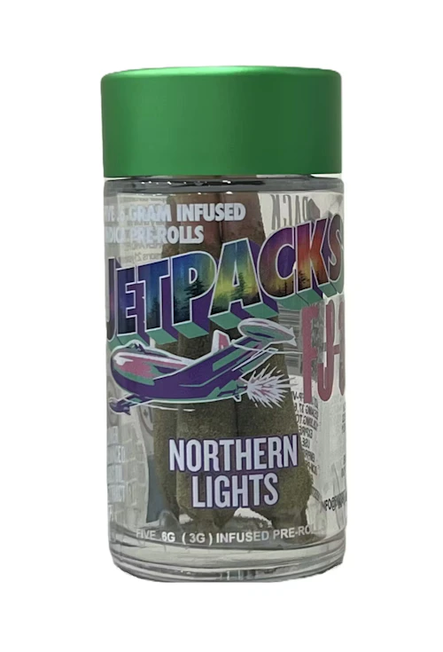 Jetpacks - 5 Pack .6g Infused Prerolls - Northern Lights