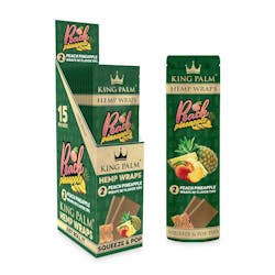 King Palm | Peach Pineapple Hemp Wrap - 2pk