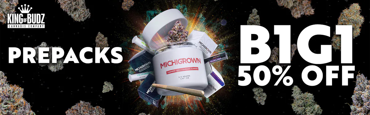 Michigrown Prepacks - B1G1 50 Percent OFF