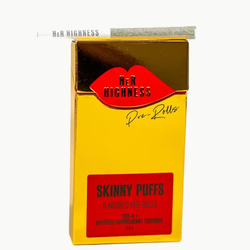 Pre-Roll | Her Highness | Skinny Puffs | Infused | 5pk | 2.5g