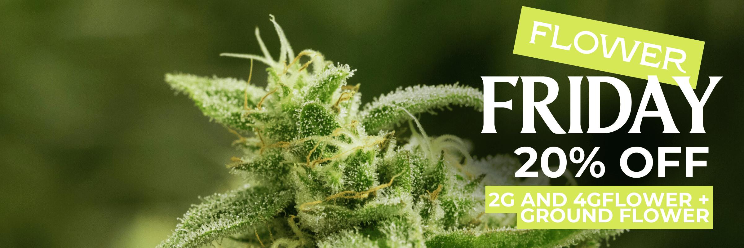 Flower Friday daily deal at Verdes Cannabis