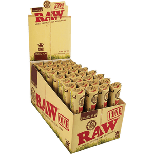 Product Raw Organic Hemp Cones | King Size 3pk