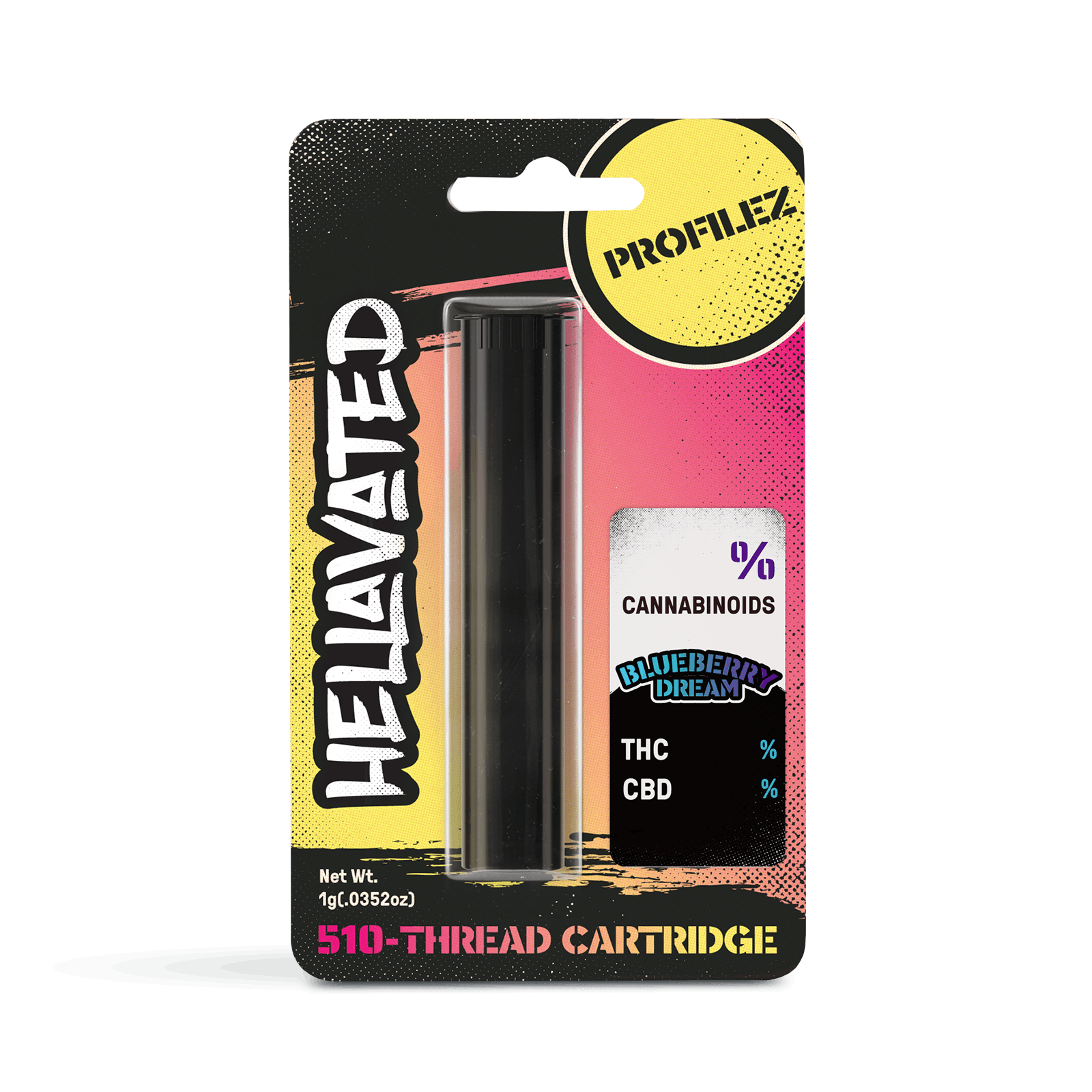 Hellavated Grape Stomper | 1g Cartridge | Hellavated for