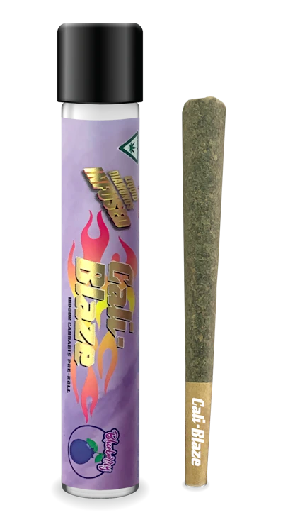 Cali-Blaze - 1.2g Infused Preroll - Blueberry