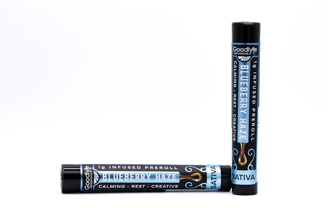 Goodlyfe Blueberry Haze | 1g Infused Pre-Roll