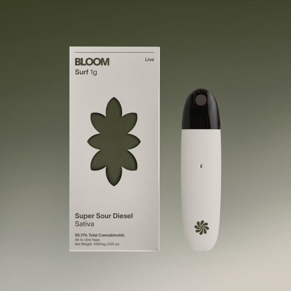Bloom | Super Sour Diesel | Live Surf | Vape — BLOOM cannabis product at ZenZest