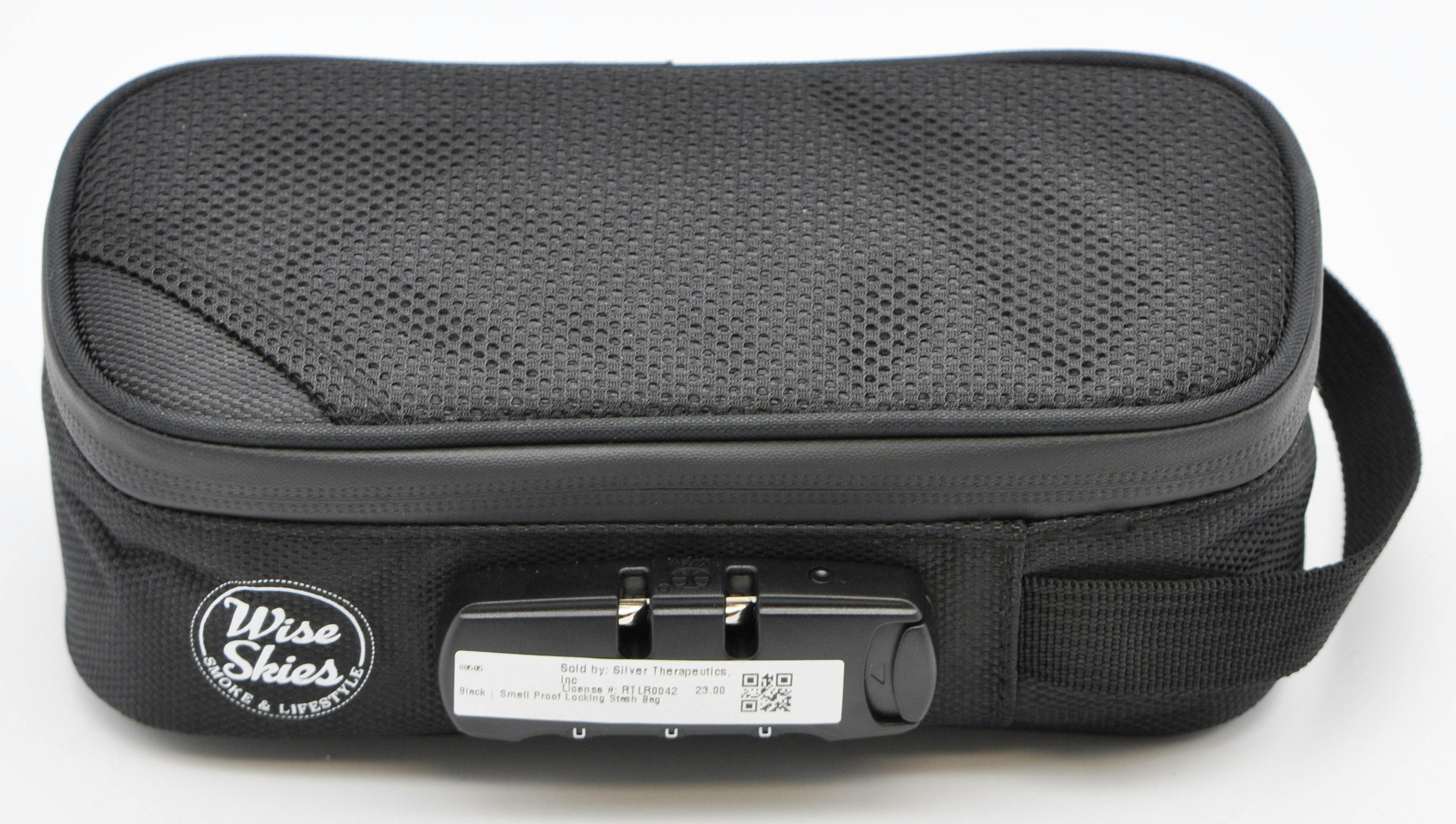image of Black | Smell Proof Locking Stash Bag