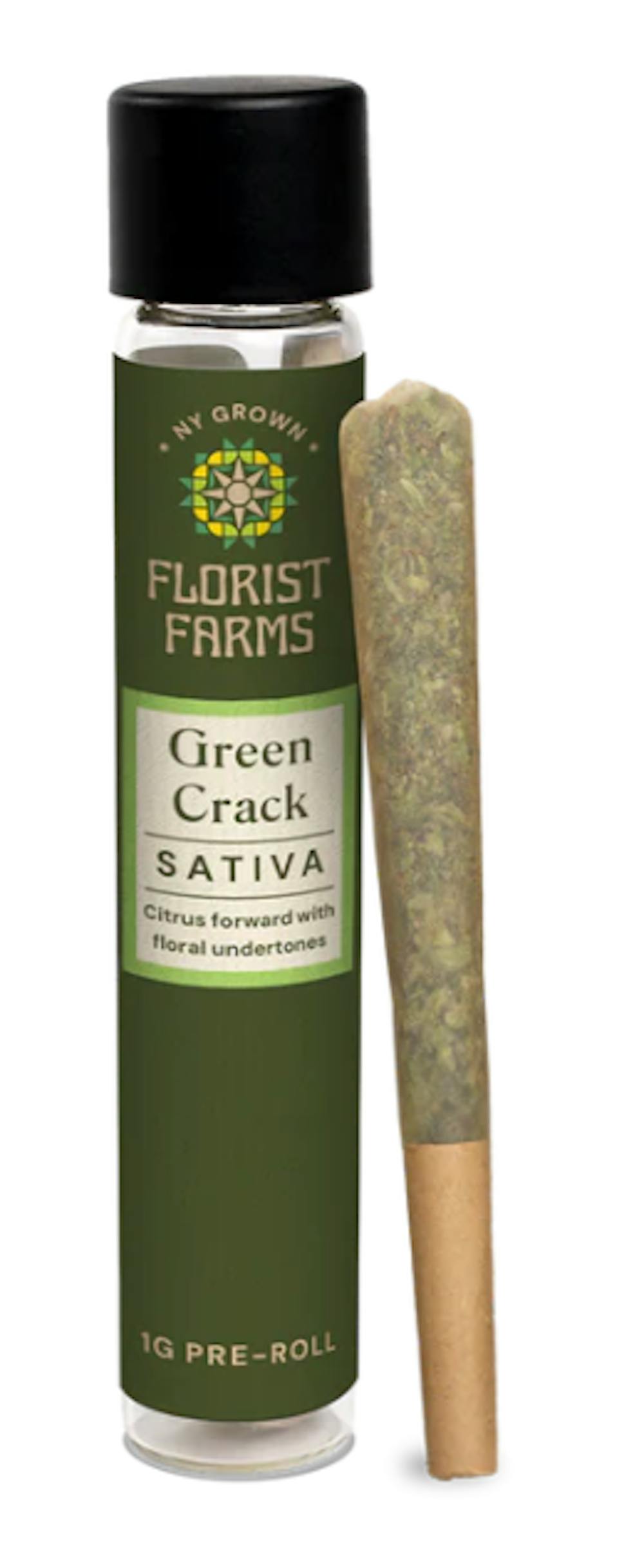 Product Live Resin Infused Preroll | Green Crack (S) Florist Farms