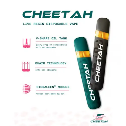 Cheetah Motor Breath 15 Live Resin Disposable-1