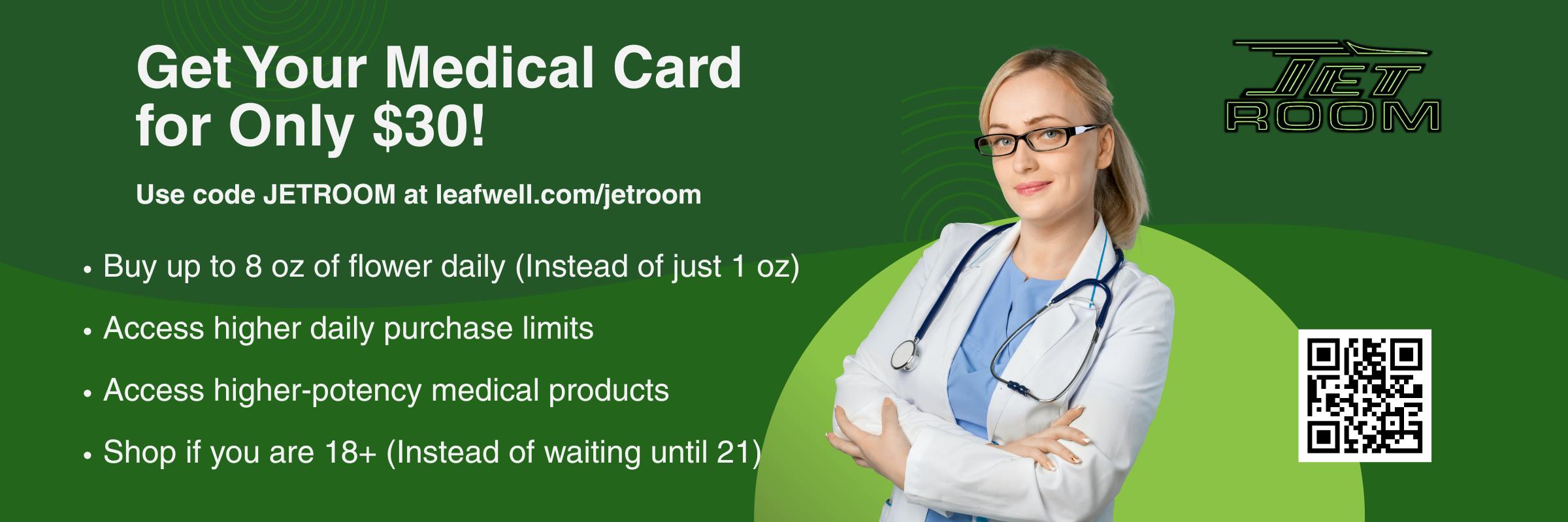 Jet room medical card