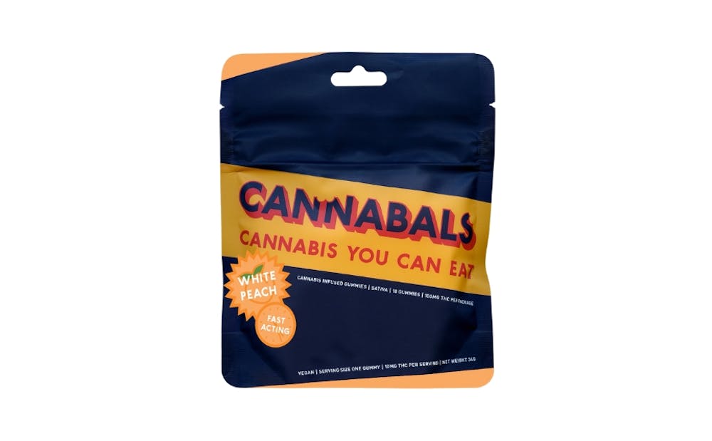 Product Gummies | White Peach (S) | 10mg | Cannabals